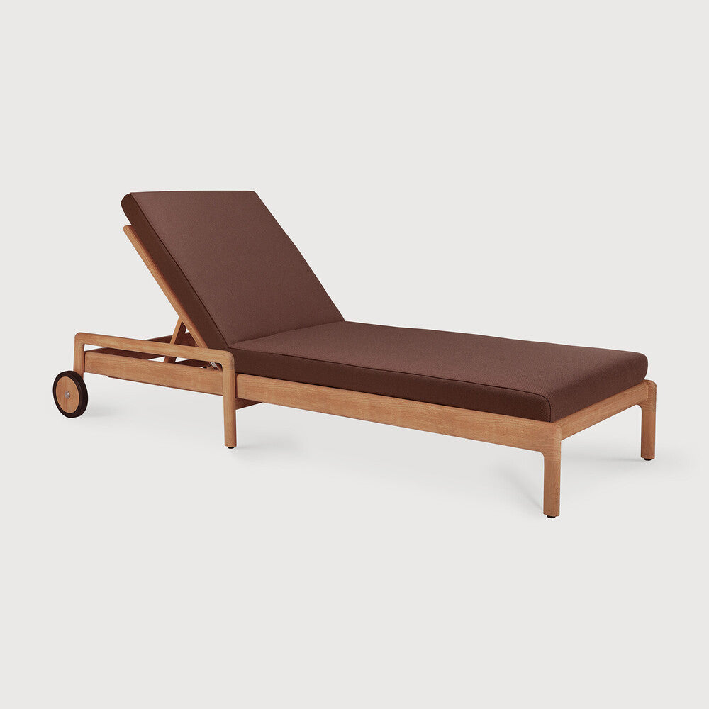 Jack outdoor adjustable lounger Burgundy