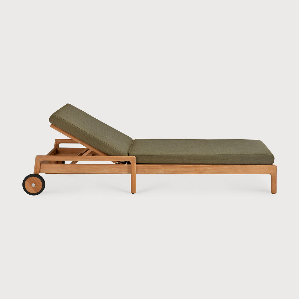 Jack outdoor adjustable lounger Green