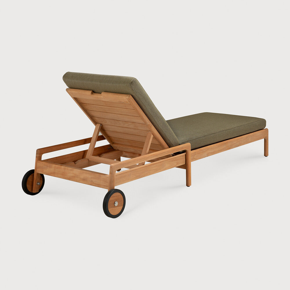 Jack outdoor adjustable lounger Green
