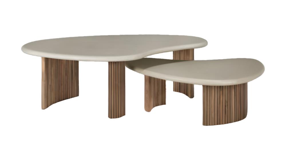 Boomerang outdoor coffee table