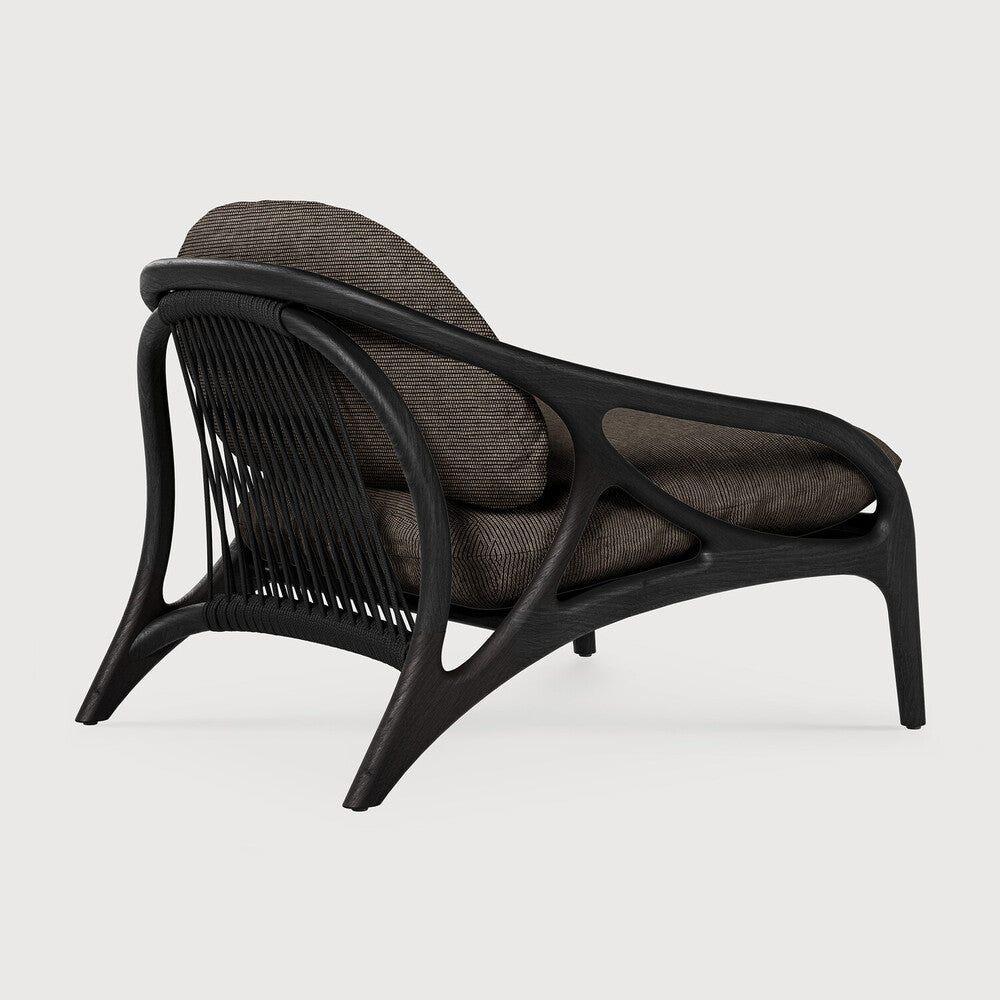 Vime outdoor lounge chair Dark Brown