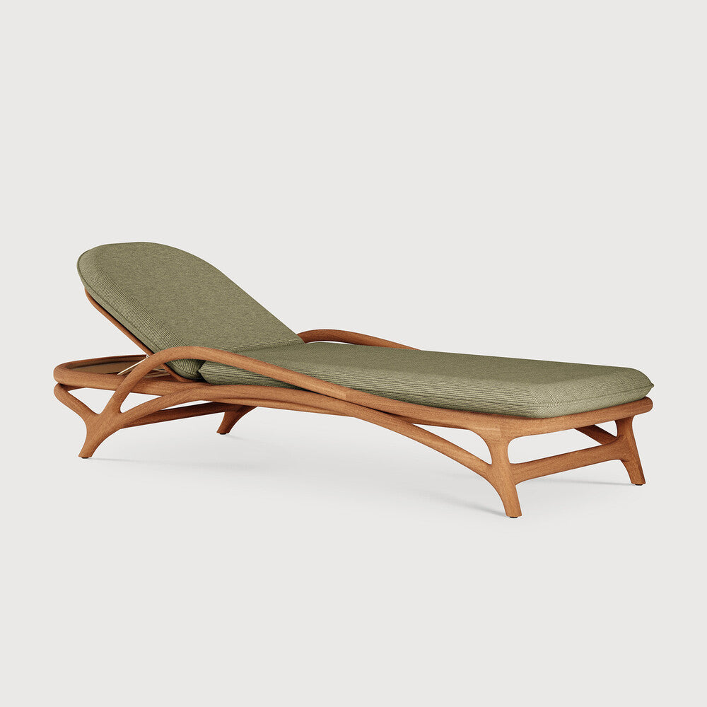 Zen outdoor adjustable lounger Green