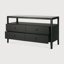 Load image into Gallery viewer, Spindle dresser Oak Black