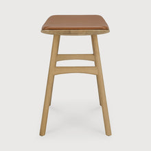 Load image into Gallery viewer, Osso dining stool | Cognac Leather