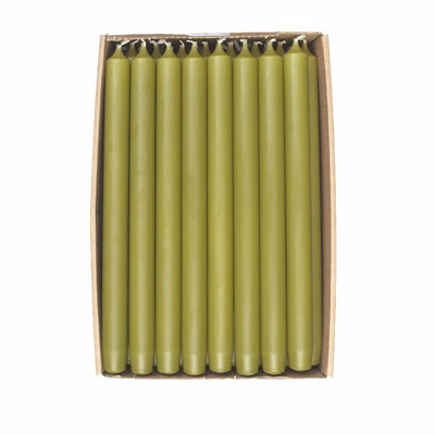 Kronelys 2,2x28 Green leaf Candle