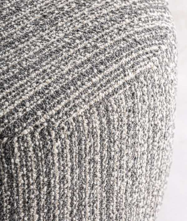 GREY POUF