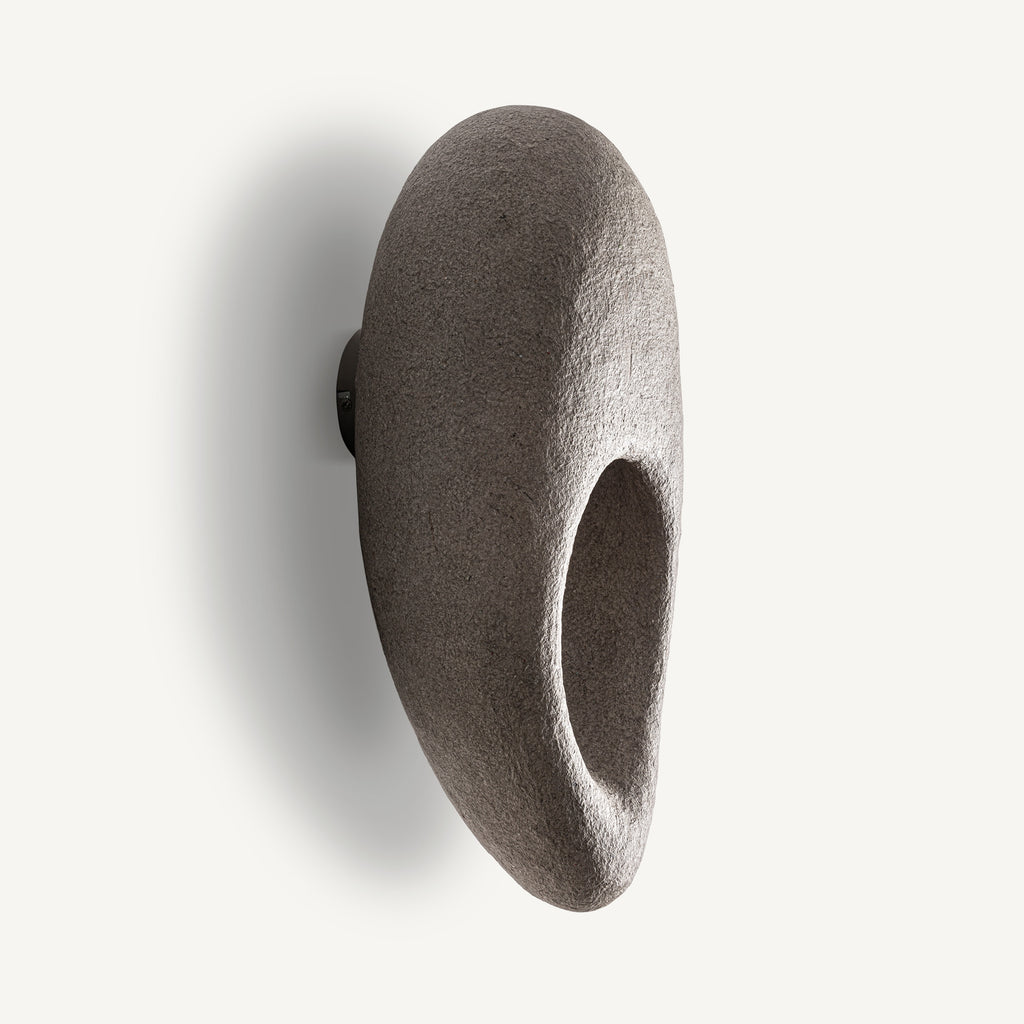 Papier Mache Wall Lamp