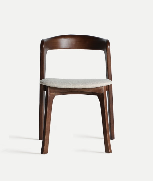 Elm wood brown chair