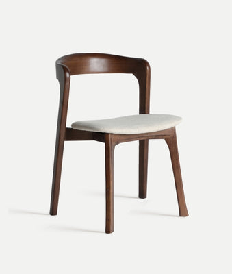 Elm wood brown chair