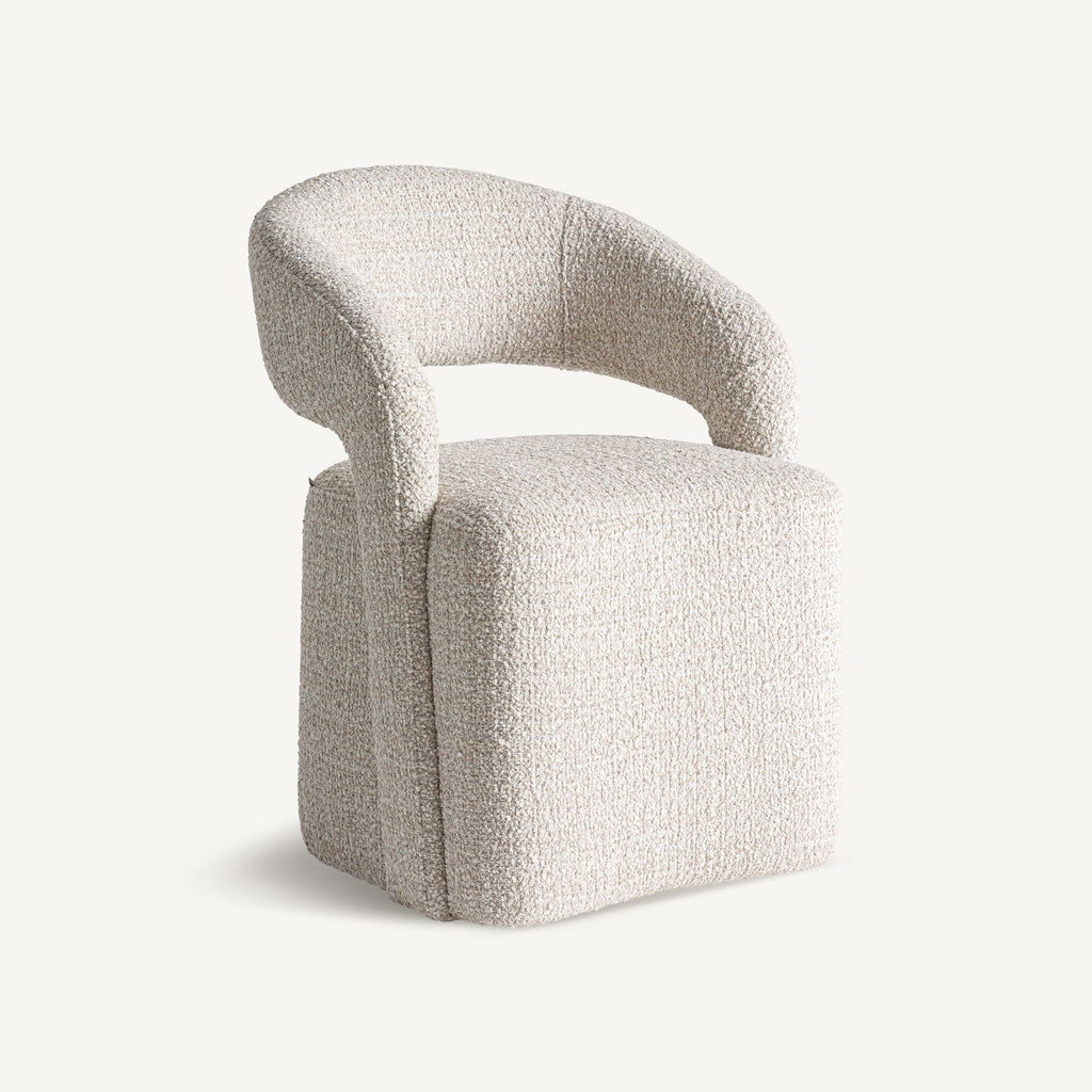 Chenille dining chair
