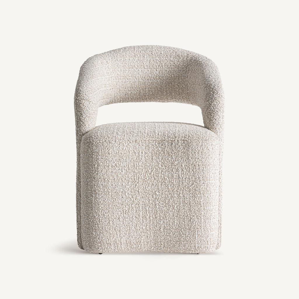 Chenille dining chair