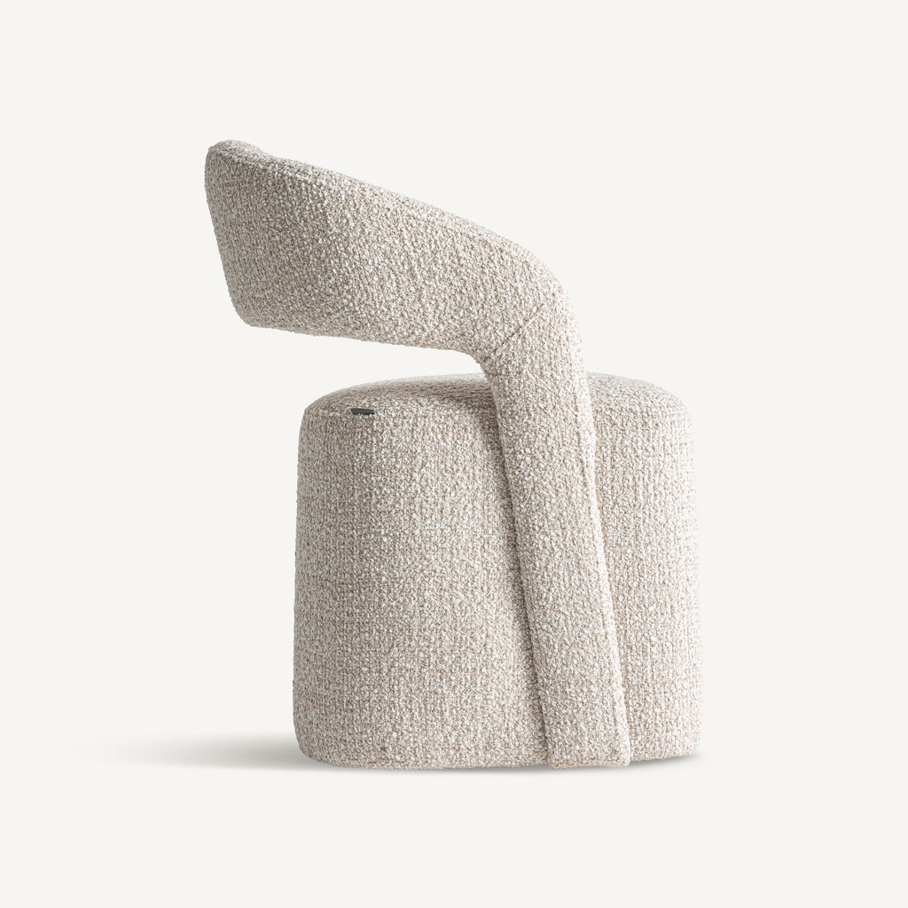 Chenille dining chair