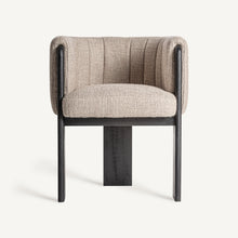 Laden Sie das Bild in den Galerie-Viewer, Black Oak/Grey Dining Chair