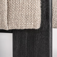 Laden Sie das Bild in den Galerie-Viewer, Black Oak/Grey Dining Chair