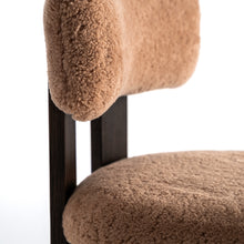 Carica l'immagine nel visualizzatore di Gallery, Dark ash wood chair/terracotta