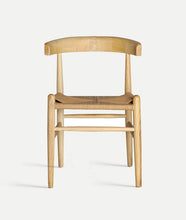 Cargar imagen en el visor de la galería, Elm wood chair natural/rope
