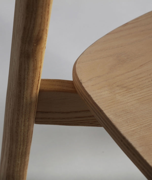 Elm wood chair natural