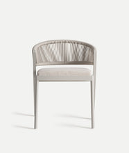 Carica l'immagine nel visualizzatore di Gallery, Aluminum grey dining chair