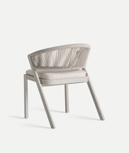 Carica l'immagine nel visualizzatore di Gallery, Aluminum grey dining chair