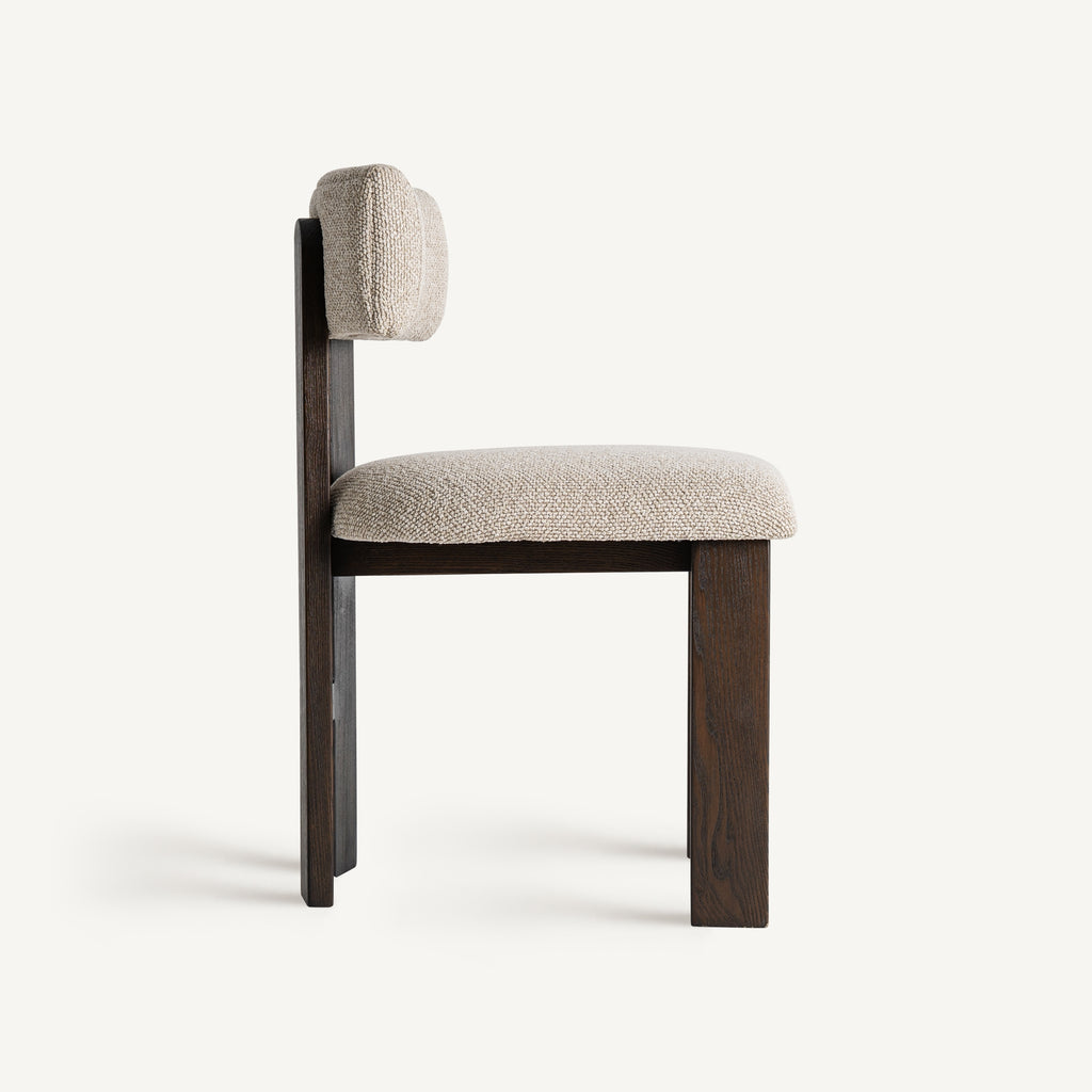 Dark ash wood chair