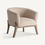 Mango Wood and Jute Armchair