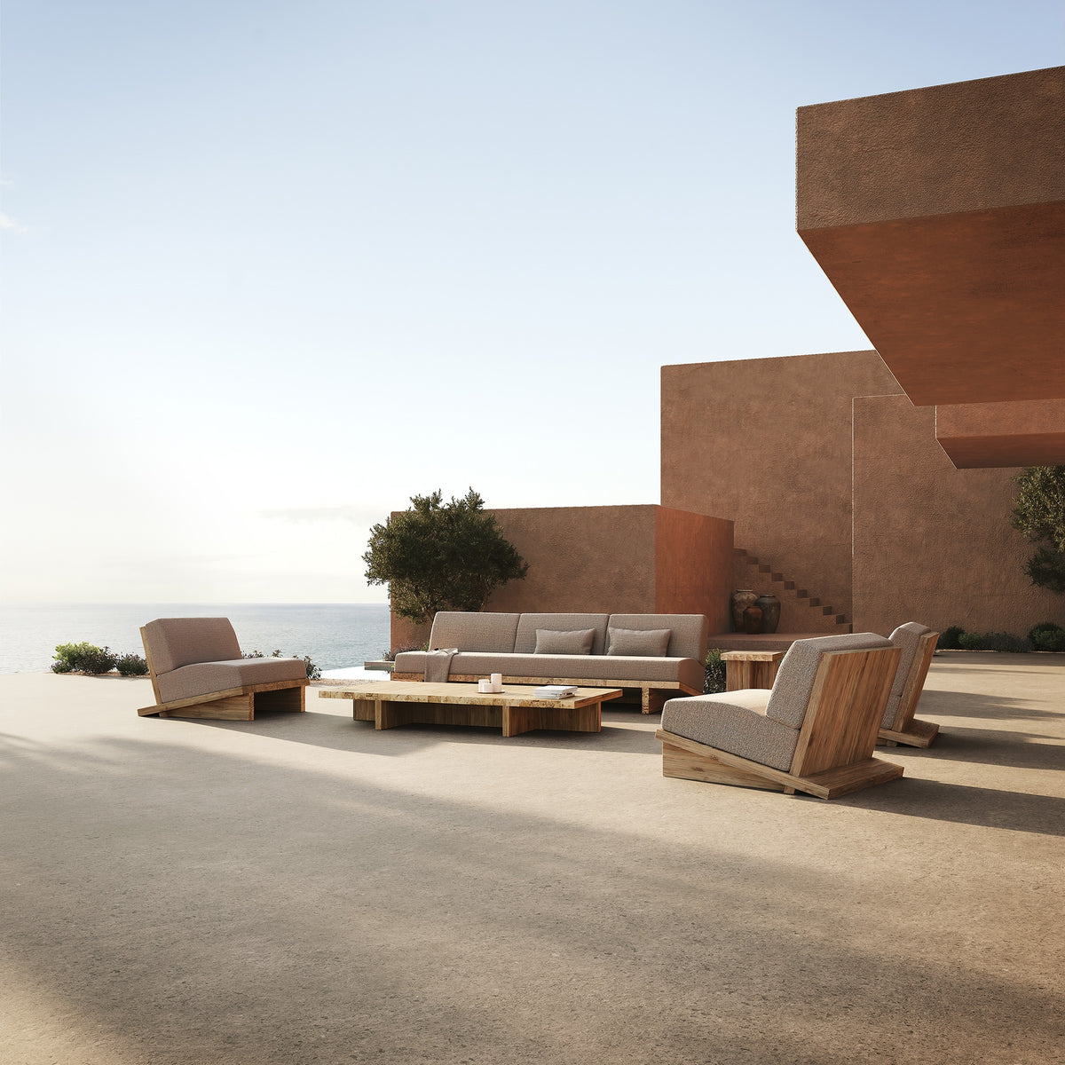 Square coffee table