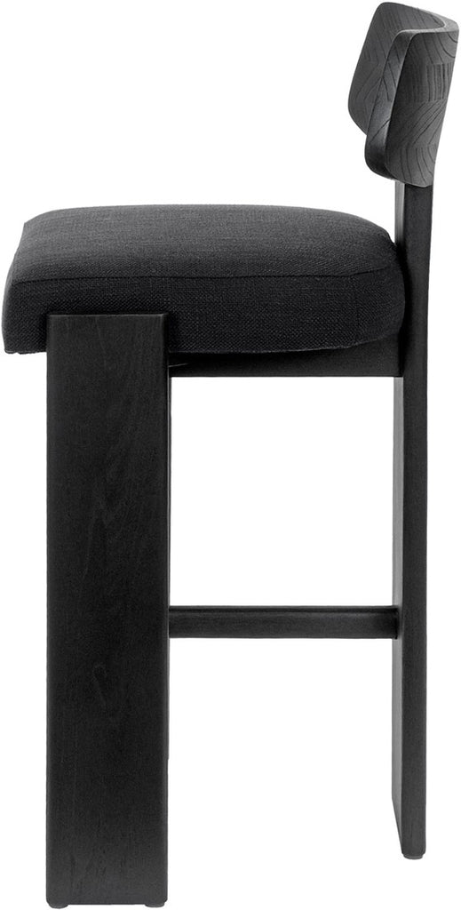 Soft Bar Chair Black