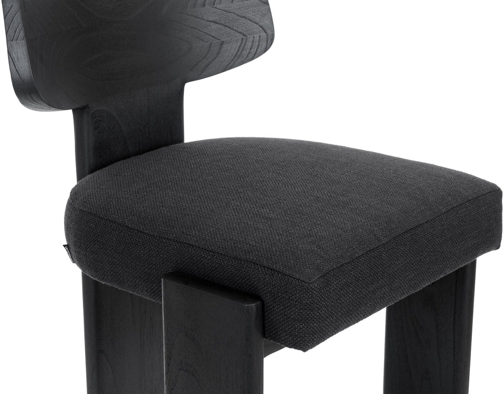 Soft Bar Chair Black