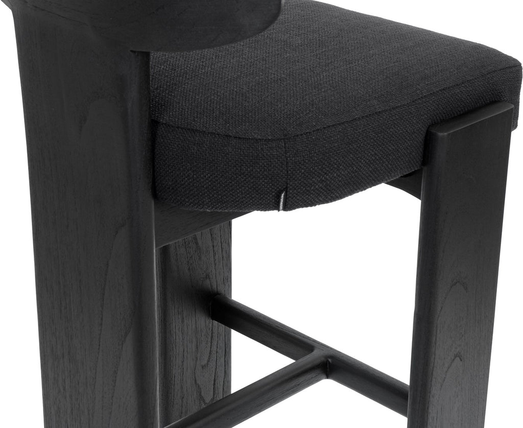 Soft Bar Chair Black