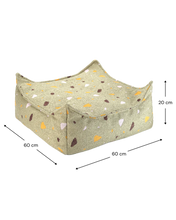 Carica l&#39;immagine nel visualizzatore di Gallery, Terrazzo Moss Square Ottoman