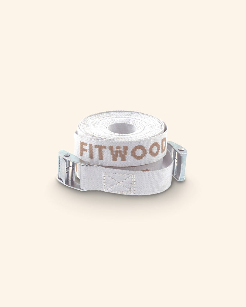 Straps for gym rings | white