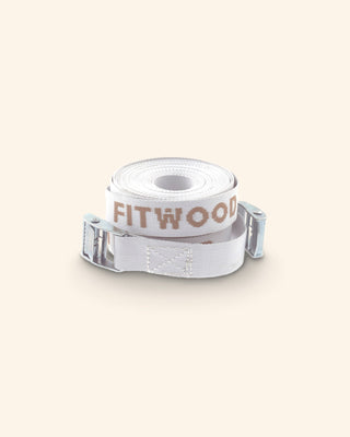 Straps for gym rings | white