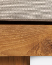 Laden Sie das Bild in den Galerie-Viewer, Outdoor teak 4-seater sofa right natural