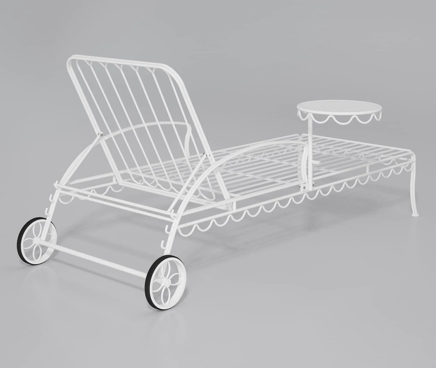 Alfresca metal folding sunbed cheap