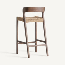 Load image into Gallery viewer, Brown Oak Bar Stool
