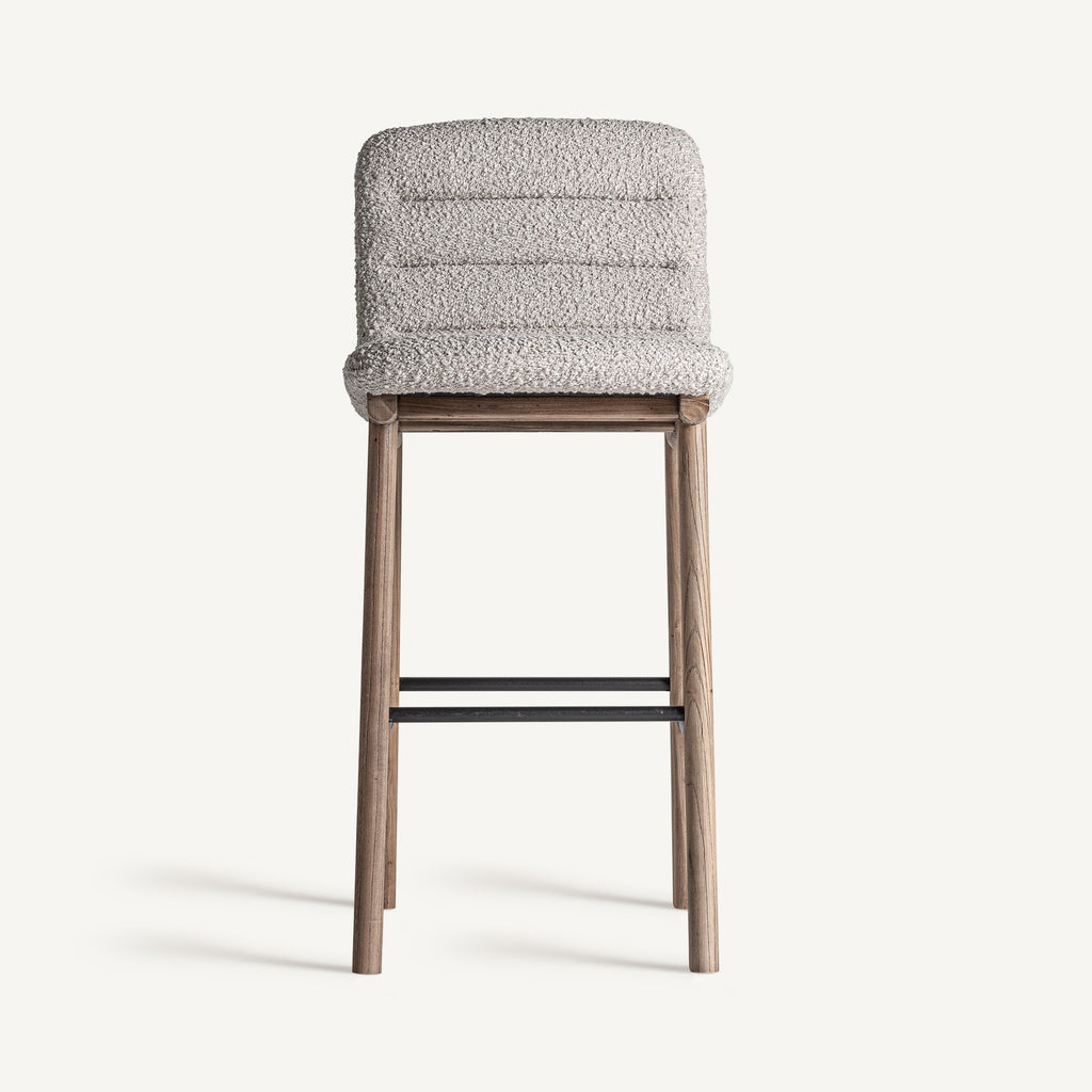 JACQUARD STOOL NATURAL