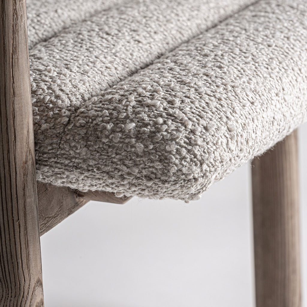 JACQUARD STOOL NATURAL