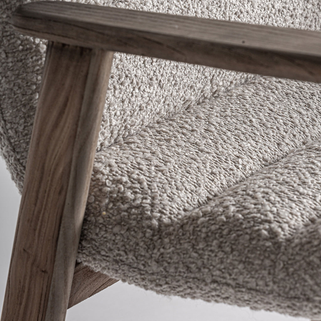 JACQUARD STOOL NATURAL