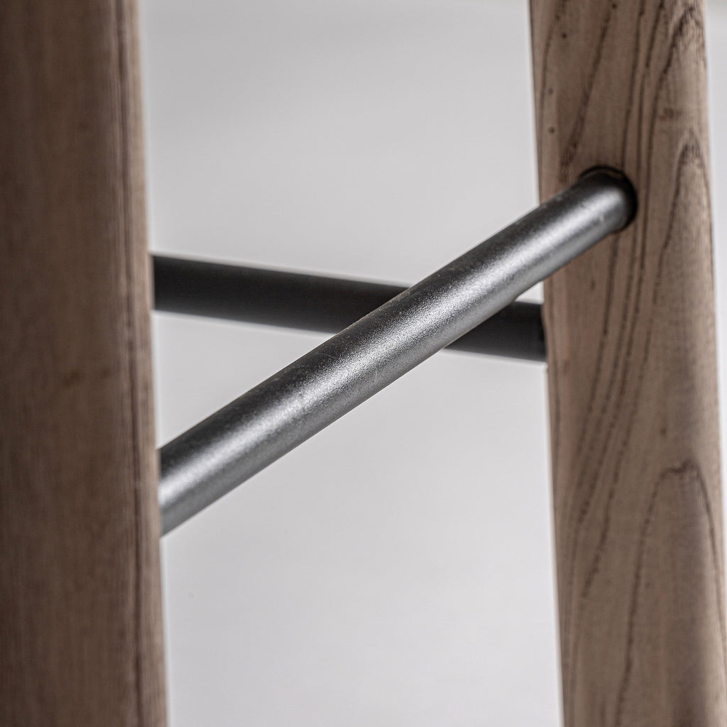 JACQUARD STOOL NATURAL