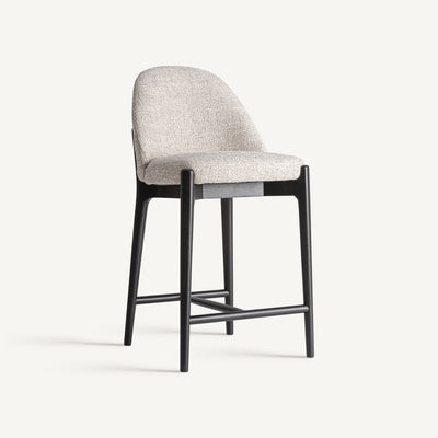Black Ash Wood Counter Stool