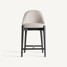 Load image into Gallery viewer, Black Ash Wood Counter Stool