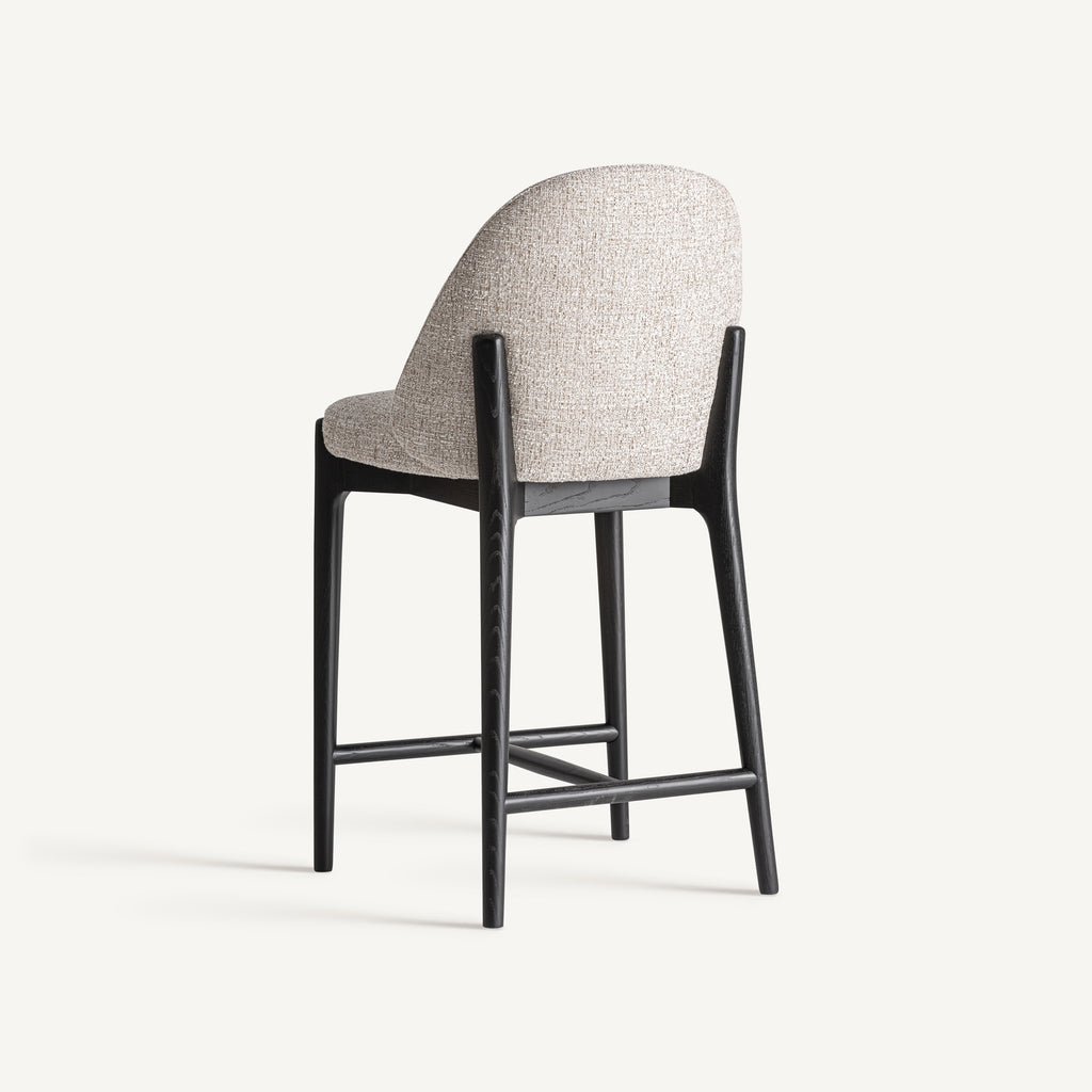 Black Ash Wood Counter Stool