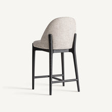 Load image into Gallery viewer, Black Ash Wood Counter Stool