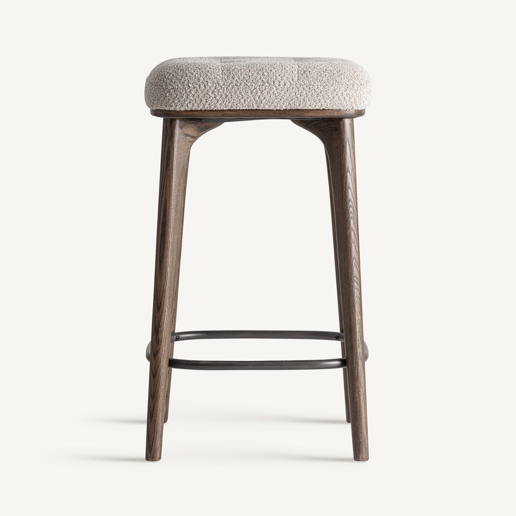 Brown Ash Wood Counter Stool