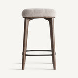 Brown Ash Wood Counter Stool