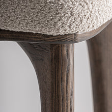 Load image into Gallery viewer, Brown Ash Wood Counter Stool
