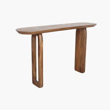 Charger l&#39;image dans la galerie, Bullnose console brown 35 × 140 × 80 cm