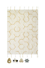 Cargar imagen en el visor de la galería, WASHABLE RUG ROUND HONEYCOMB Ø 140 cm