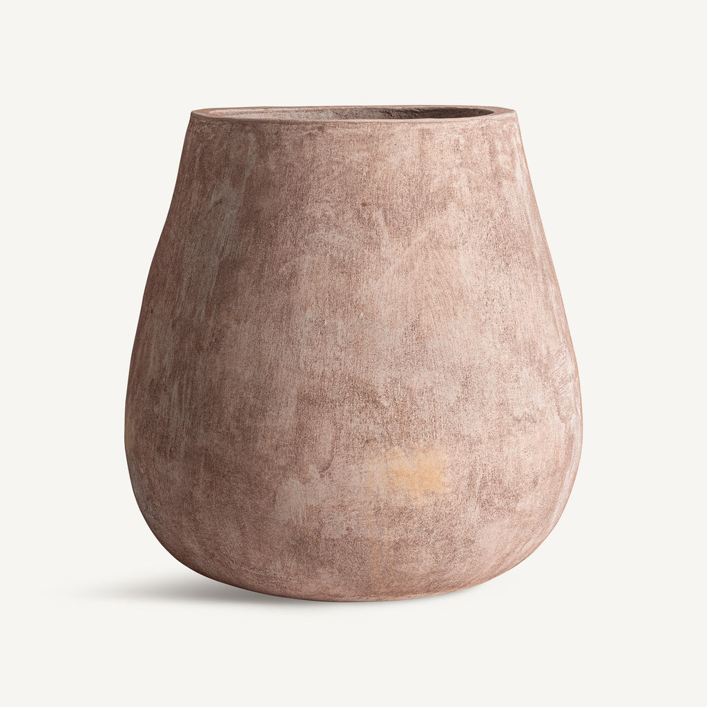 PALE PINK CONCRETE VASE