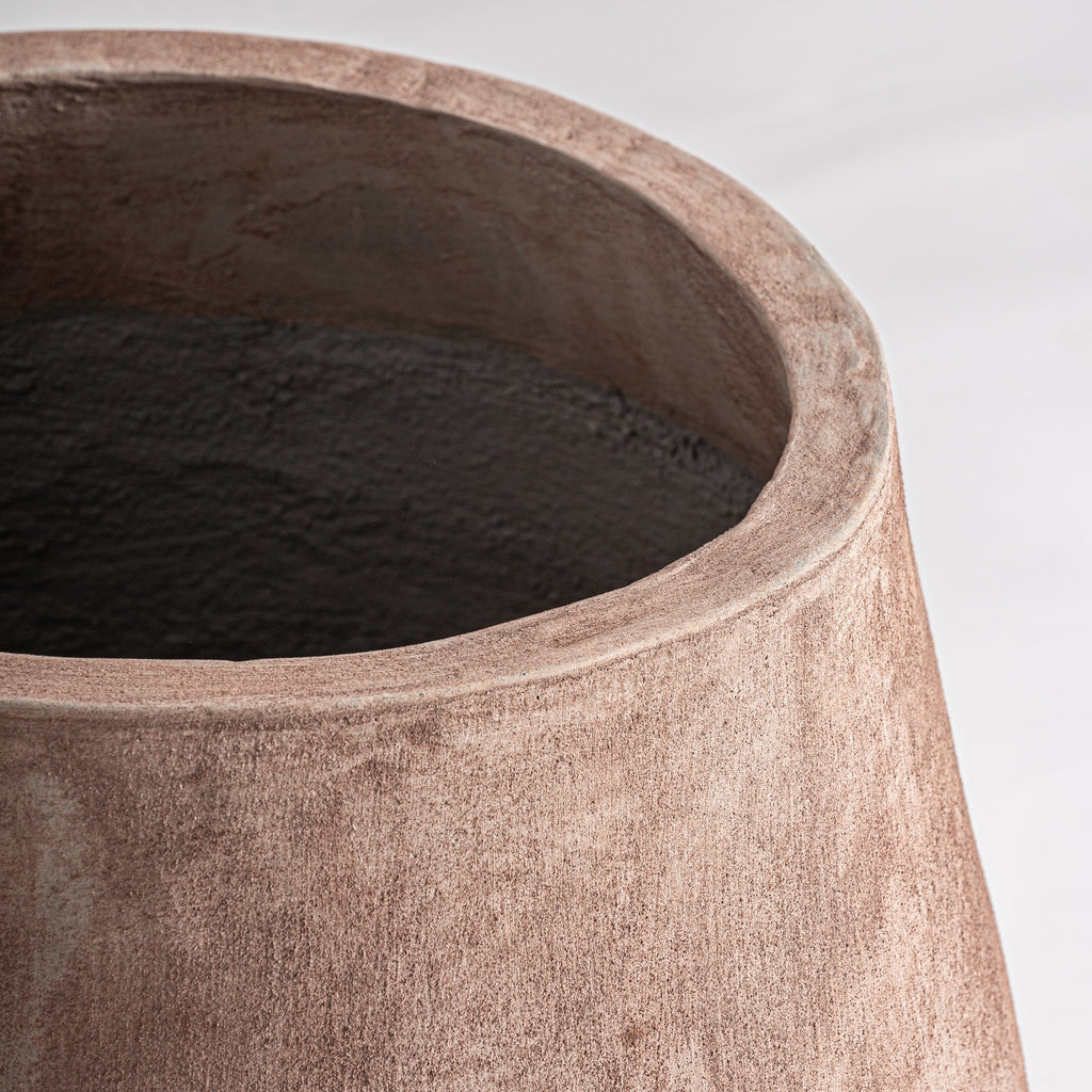 PALE PINK CONCRETE VASE